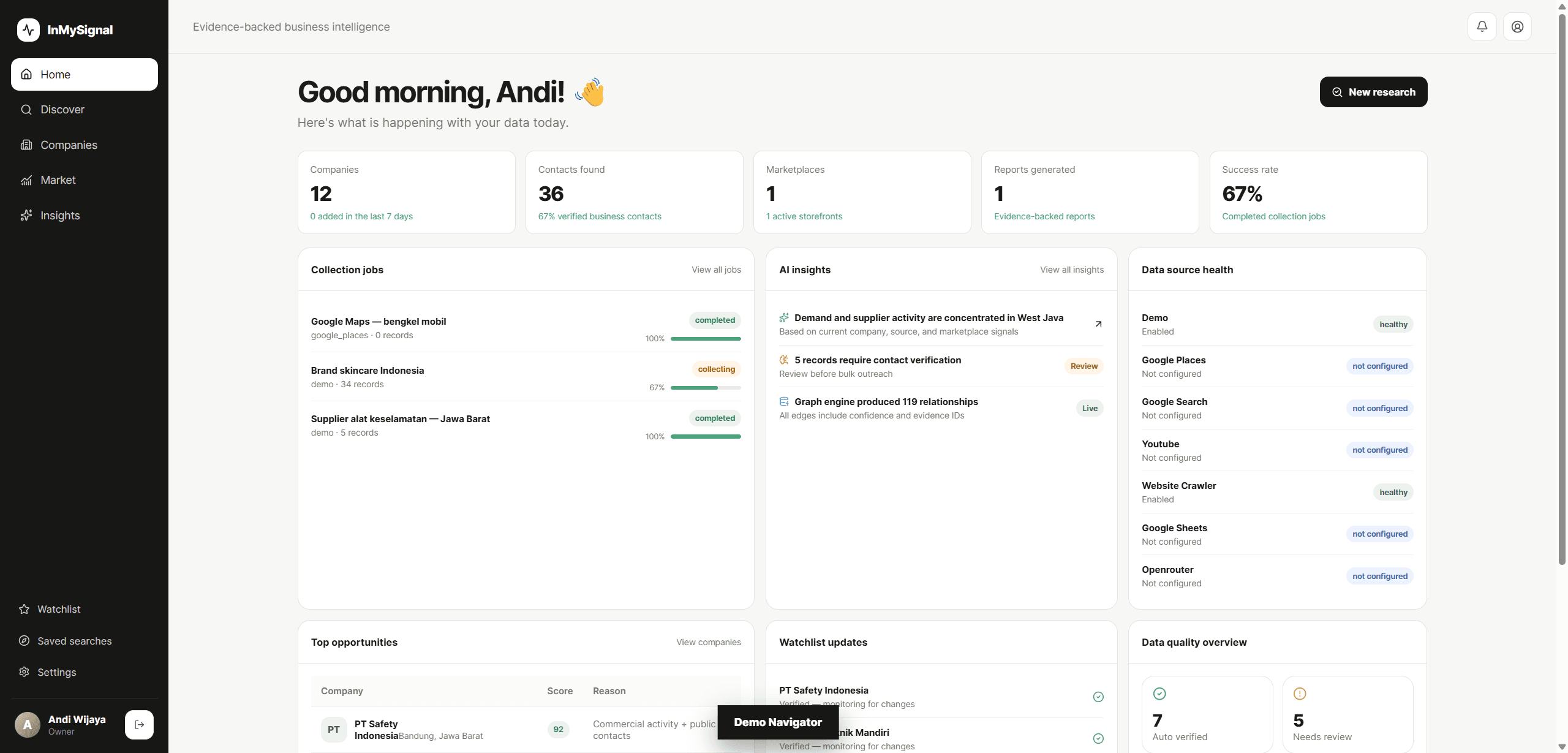 Preview of InMySignal