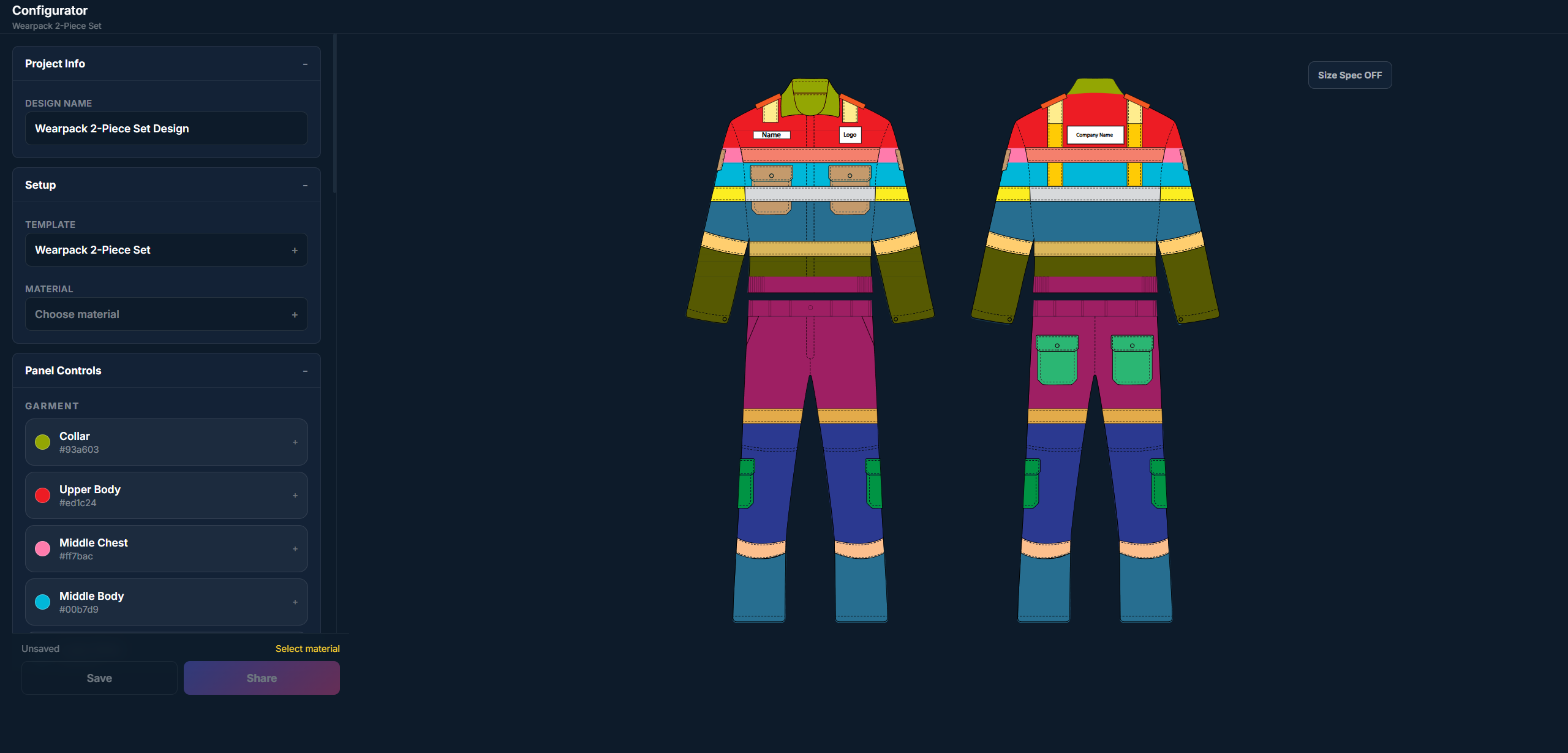 Preview of Design Wearpack