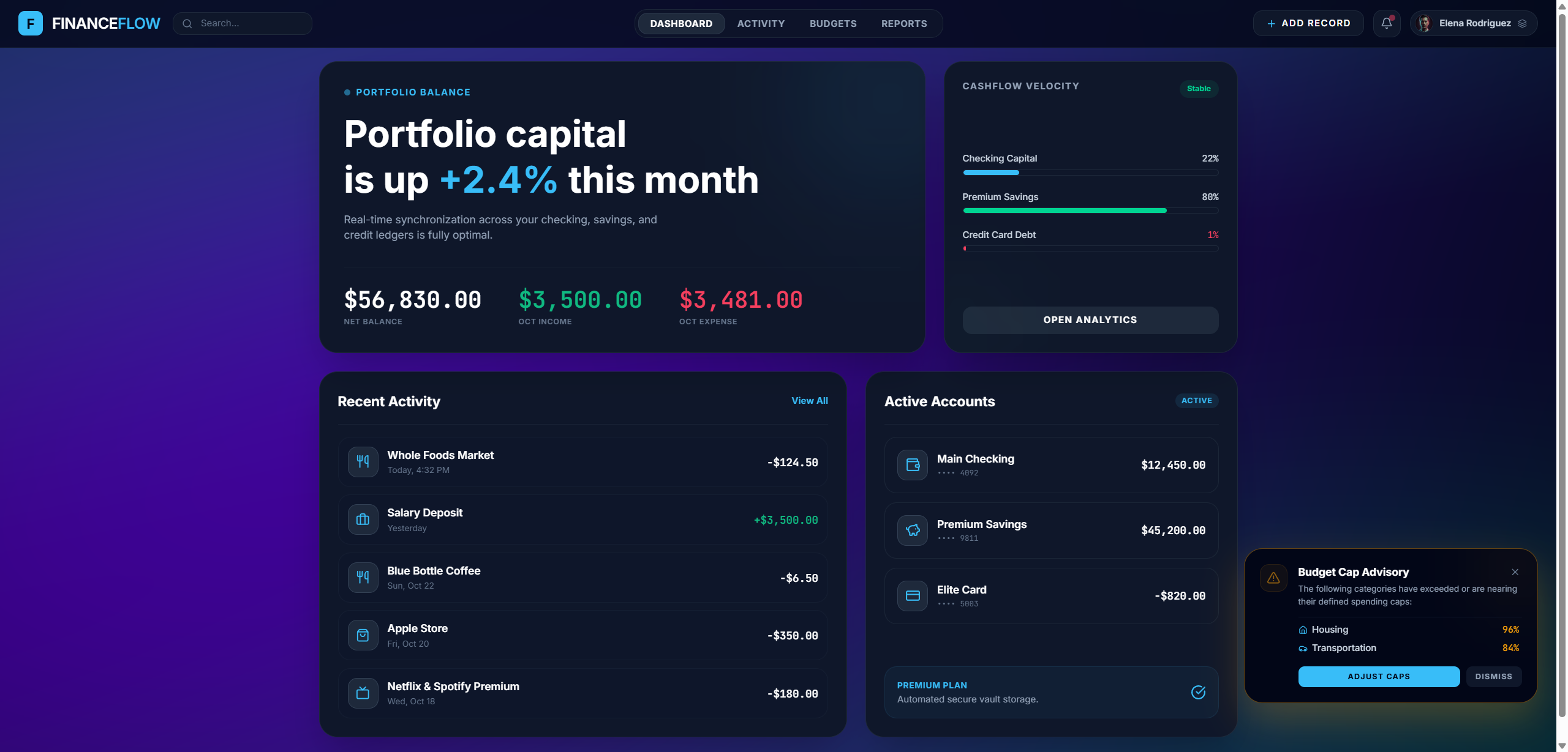 Preview of Personal Finance Tracker